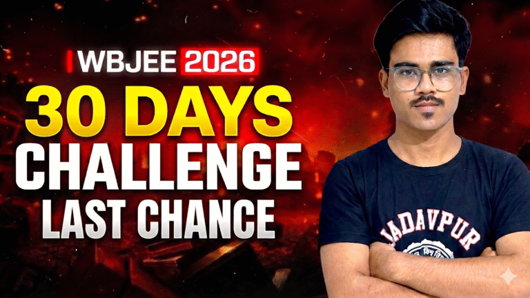 30 Days Challenge(WBJEE 2026)