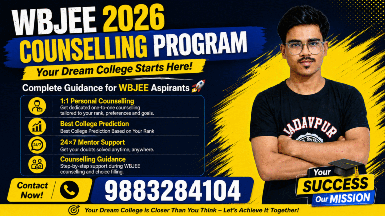 WBJEE 2026 COUNCELLING PROGRAM